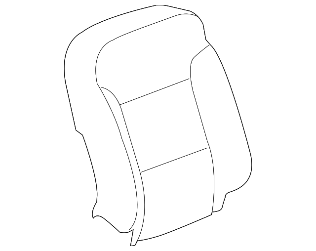 23423828 Деталь SEAT BACK COVER