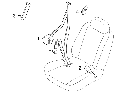 Altima FRONT SEAT BELTS