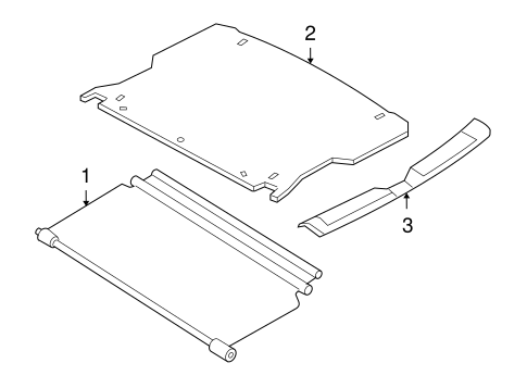 Escape INTERIOR TRIM - REAR BODY