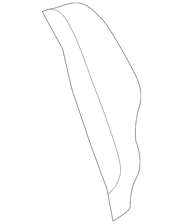 91175019 Деталь SEAT BACK PAD, RIGHT