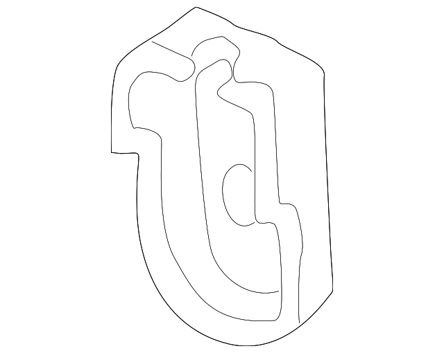 91175030 Деталь OUTER COVER, LEFT