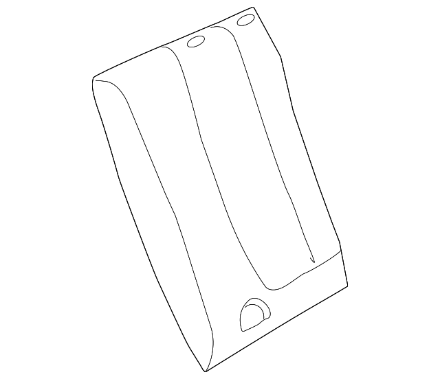 91176332 Деталь SEAT BACK COVER, LEFT