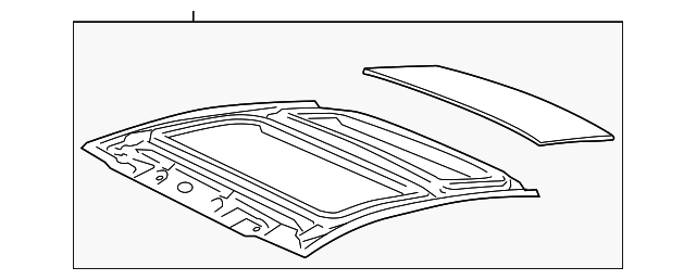 63203-21040 Деталь ROOF FRAME