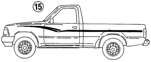 Pickup STRIPE TAPE 5