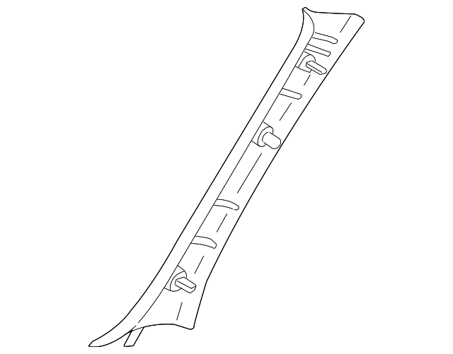 6L8Z-7803598-AAB Деталь WINDSHIELD PILLAR TRIM, RIGHT