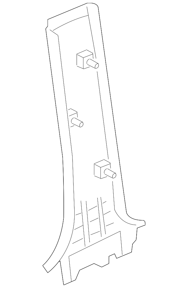3L8Z-7824356-AAA Деталь LWR CTR PLR TRIM, RIGHT