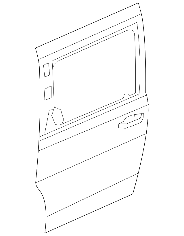5020704AD Деталь OUTER PANEL, RIGHT