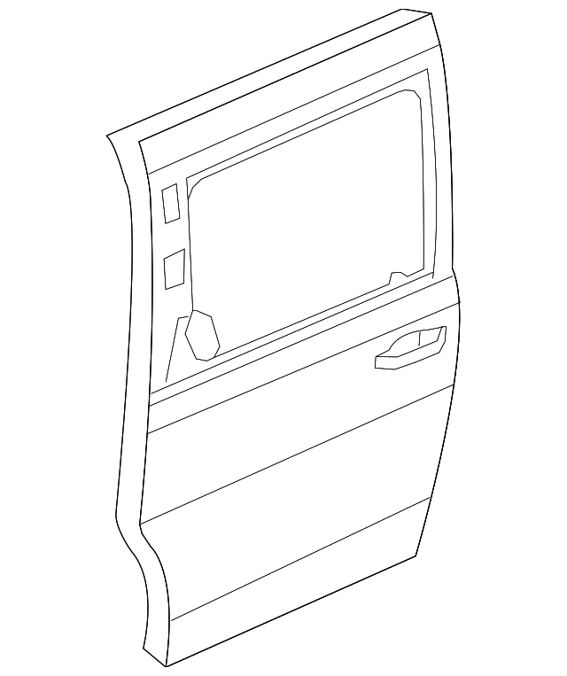 5020698AM Деталь DOOR SHELL, RIGHT