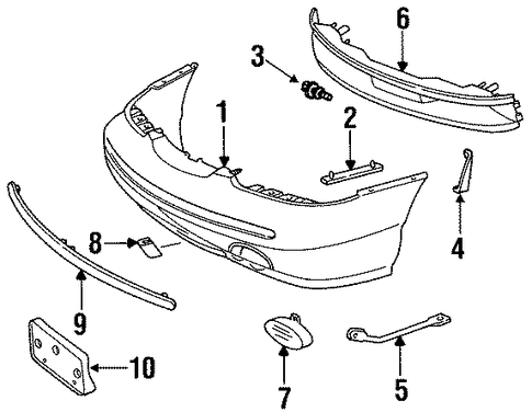 Contour BUMPER & COMPONENTS - FRONT