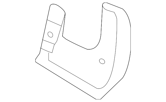 86831-3X000 MUD GUARD, LEFT