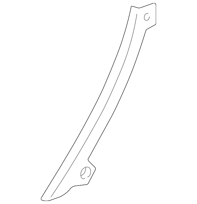 3B0-867-767-Q70 Деталь LOWER QTR TRIM, LEFT