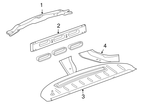 Ram 1500 RADIATOR SUPPORT