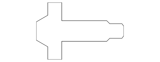 WHT-004-446 Деталь TAIL LAMP SCREW, RIGHT