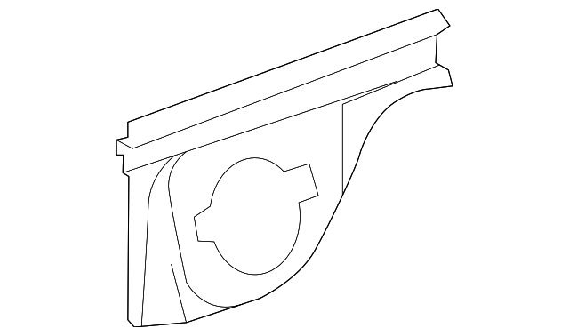 61614-0D020 Деталь INNER QTR PANEL, LEFT