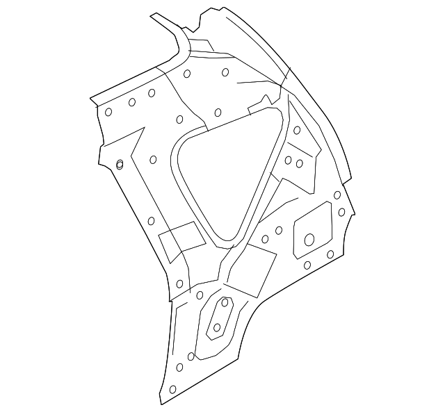 G6630-3WCMA Деталь INNER PILLAR, RIGHT