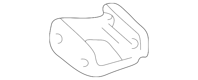 10262515 Деталь ROOF PANEL REAR BRACKET, LEFT