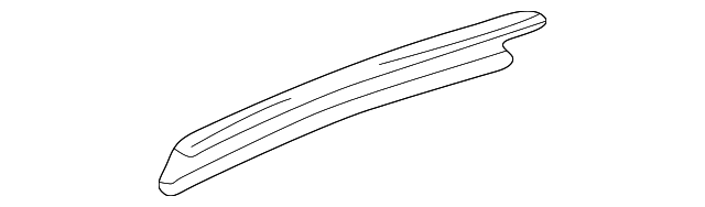 10252850 Деталь UPPER W'STRIP RETAINER, RIGHT
