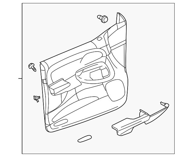 25933522 DOOR TRIM PANEL, RIGHT