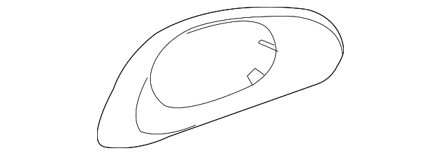 25809851 HANDLE BEZEL, LEFT