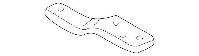 21673-23500 Деталь REAR MOUNT PLATE
