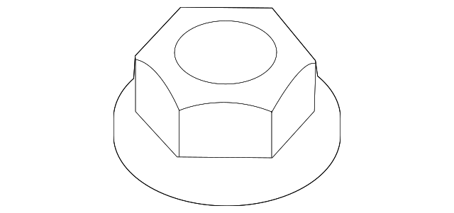 90069-11005 Деталь W'SHIELD HEADER NUT, RIGHT