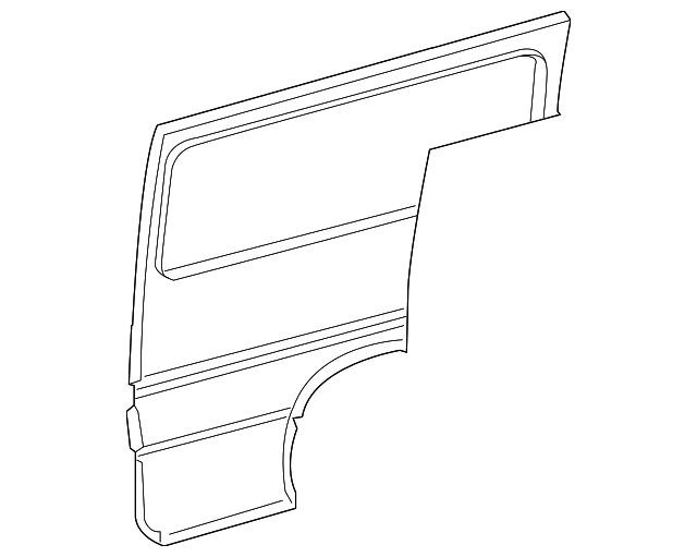 5131167AA Деталь REAR OUTER PNL, RIGHT