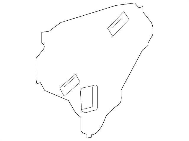 67841-12420 Деталь WATER SHIELD, RIGHT