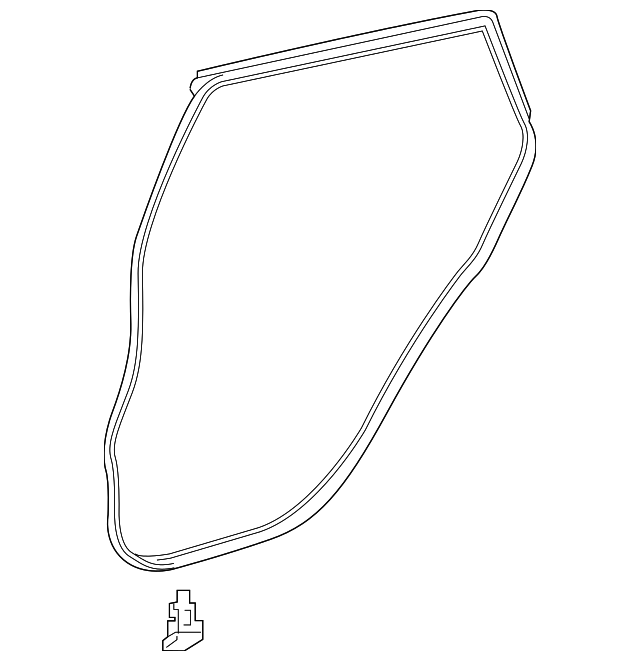 67871-12560 Деталь DOOR W'STRIP, RIGHT