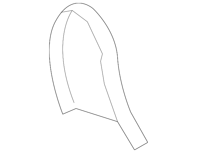 25858339 Деталь INNER COVER, RIGHT
