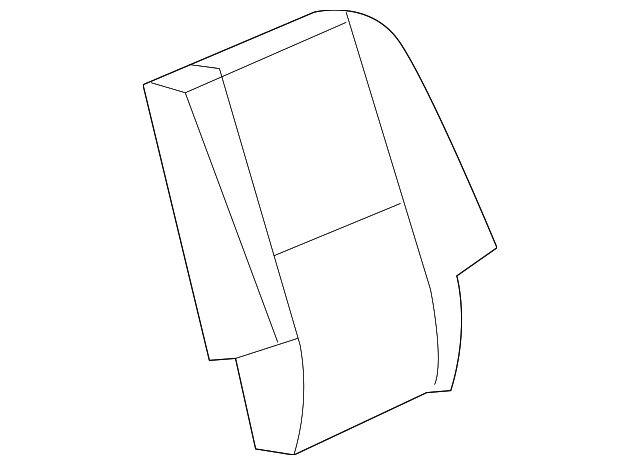 15291601 Деталь SEAT BACK PAD, LEFT