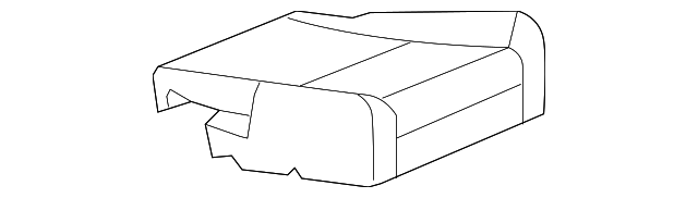 15291603 Деталь SEAT CUSHION PAD, LEFT