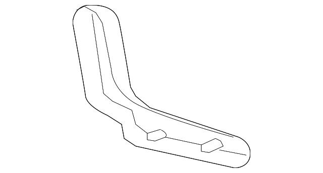 25858336 Деталь OUTER FINISH PNL, LEFT