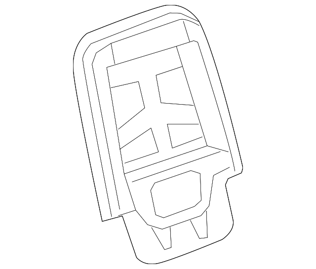 22939878 Деталь SEAT BACK FRAME, LEFT