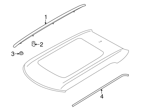 Cooper Countryman EXTERIOR TRIM - ROOF