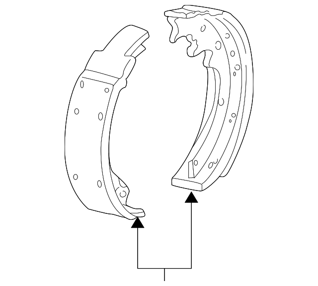 1L5Z2200AA Деталь BRAKE SHOES