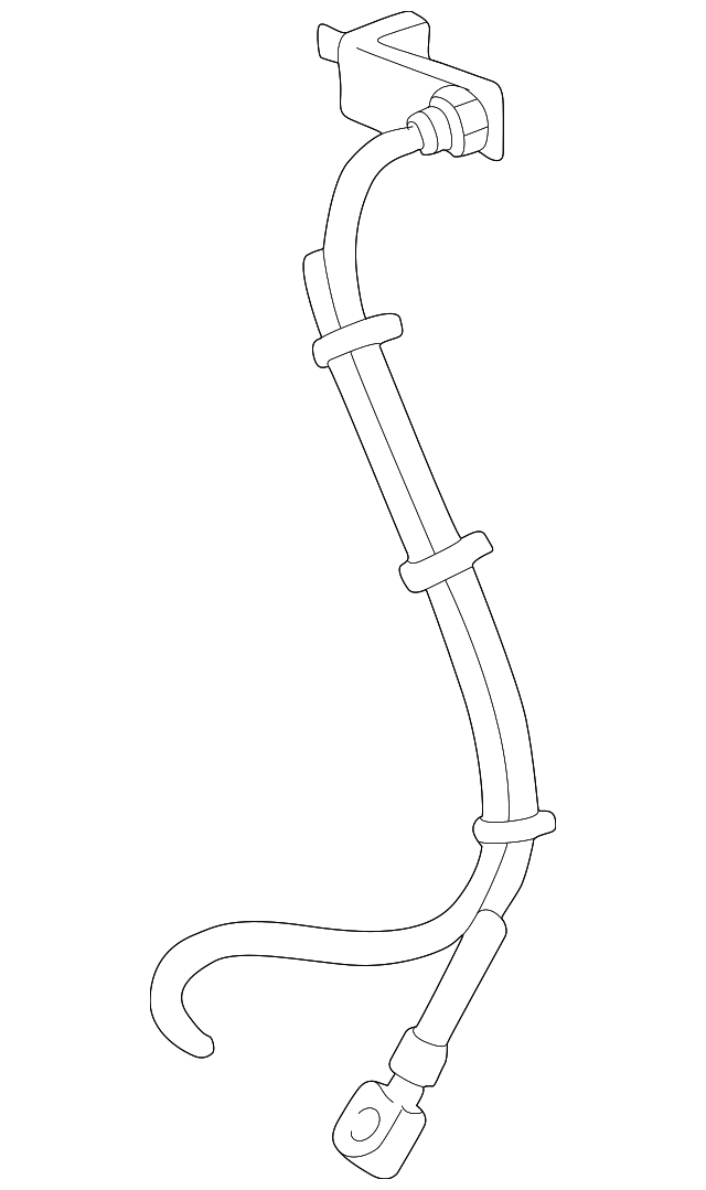 1L5Z2282BA Деталь BRAKE HOSE, RIGHT