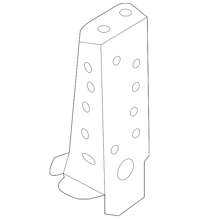 F2521-3ANMA Деталь INNER RAIL SIDE SUPPORT, LEFT