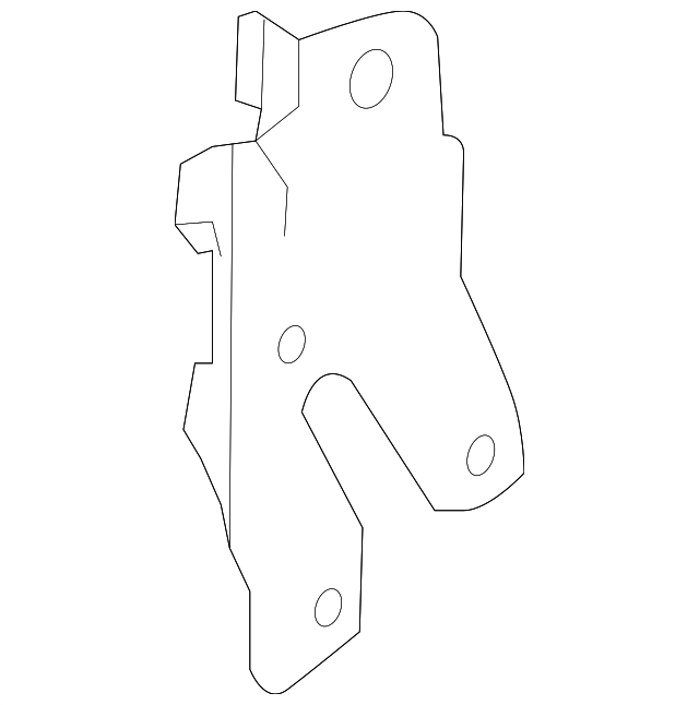 64824-1HL0A Деталь APRON ASSY BRACKET, LEFT