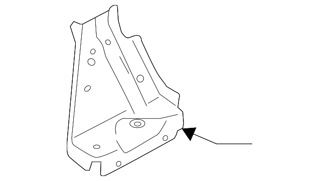 F4133-3ANMA Деталь FRONT PANEL, LEFT