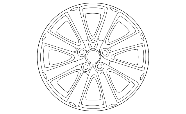 28111AJ05A WHEEL, ALLOY