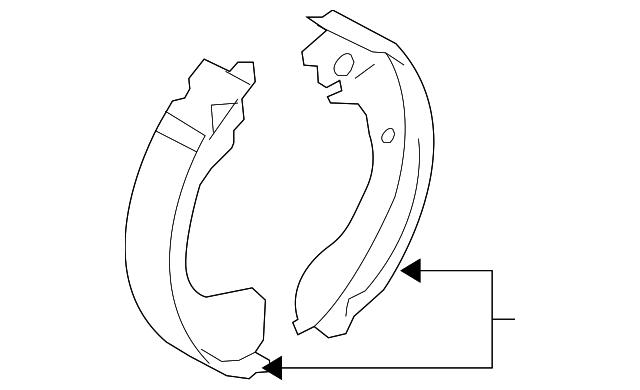 19317047 Деталь BRAKE SHOES