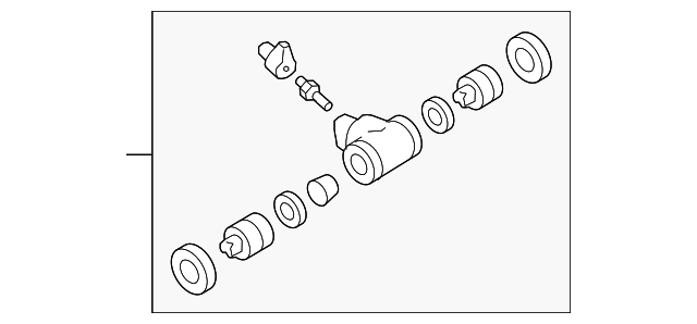 19316582 Деталь WHEEL CYLINDER, LEFT