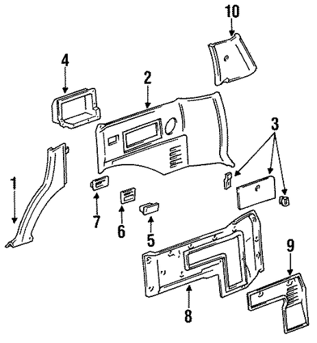 Land Cruiser QUARTER PANEL TRIM