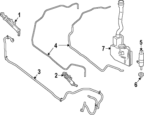GL550 WASHER COMPONENTS