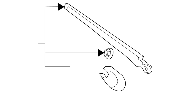98811-1F001 Деталь WIPER ARM