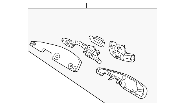 98700-1F002 Деталь MOTOR & LINKAGE