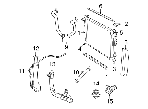 Routan RADIATOR & COMPONENTS