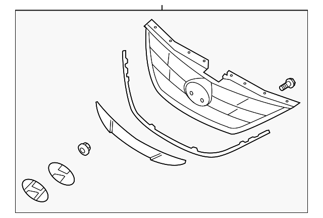 86350-3S100 Деталь GRILLE ASSY