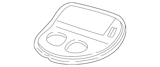 4883511AA Деталь GAUGE UNIT BEZEL