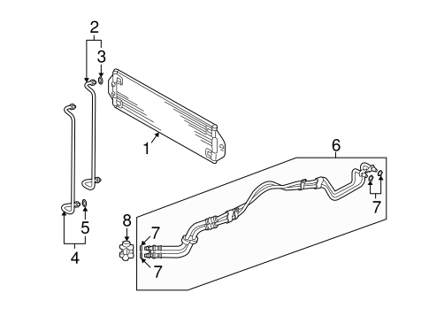Touareg TRANS OIL COOLER